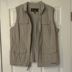 Eddie Bauer Khaki Outdoor Vest
